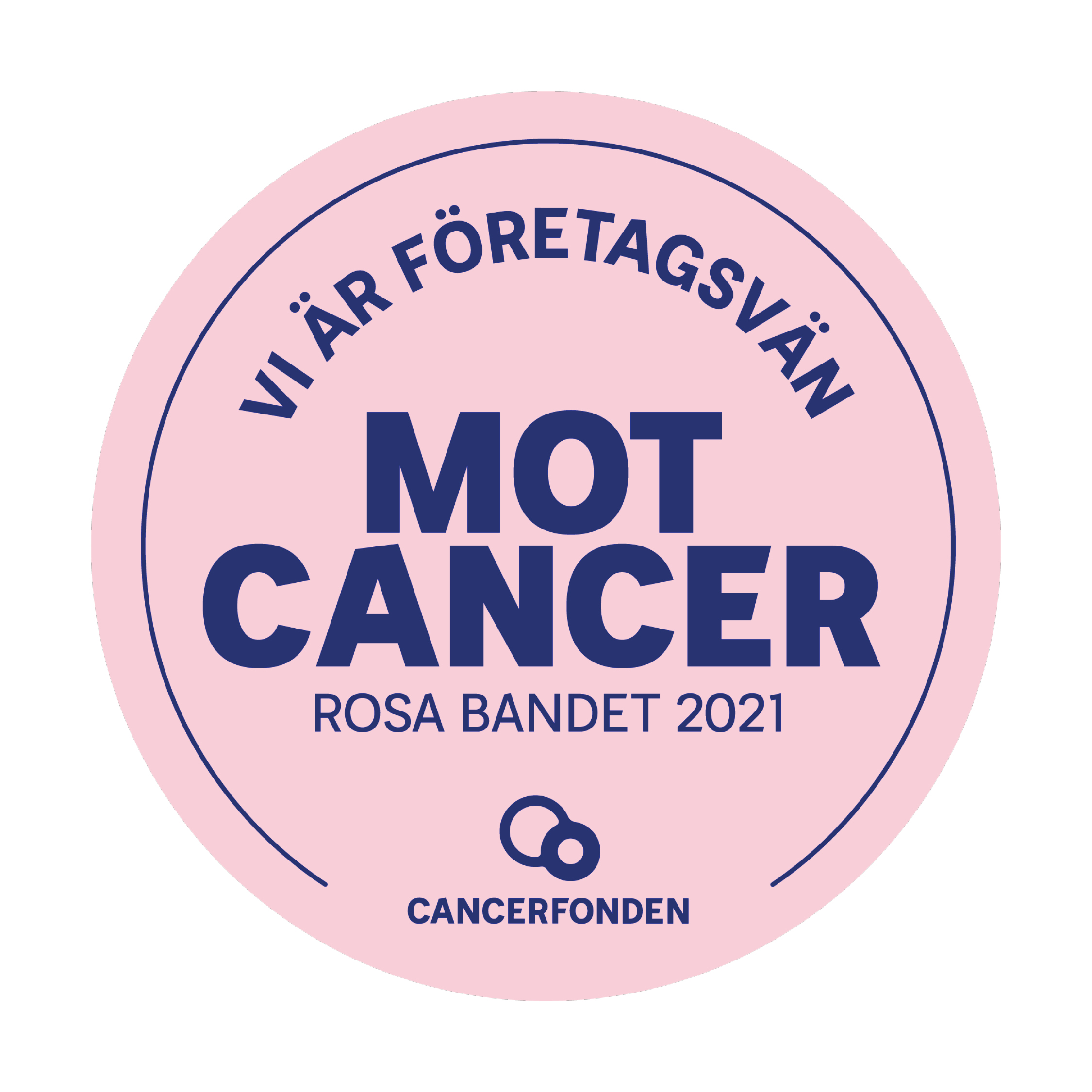 Vi är Cancerfondens Rosa Företagsvän 2020